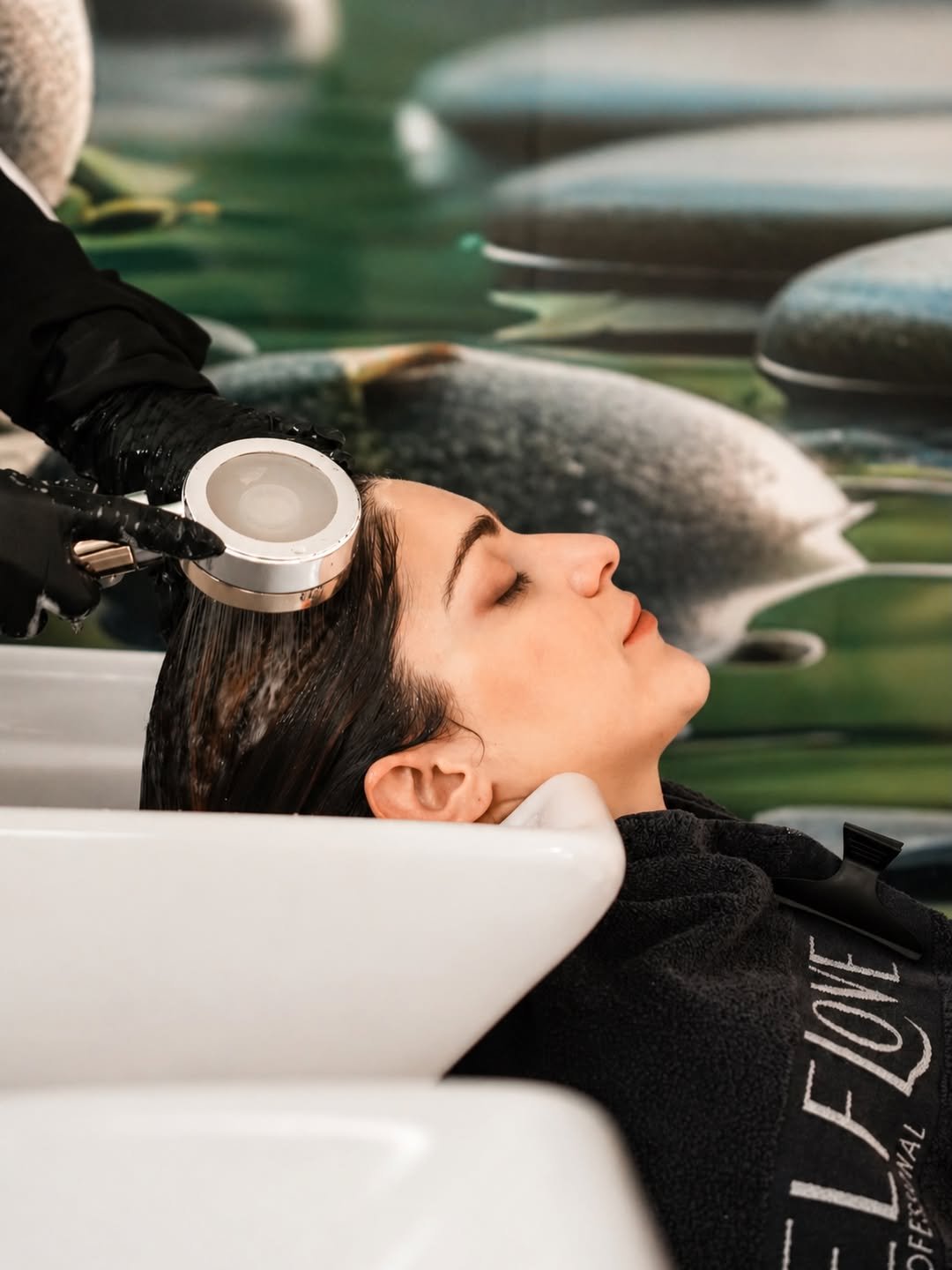 Hair spa ritual and wash